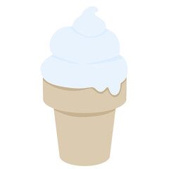 ice cream cone sweet Fast food cute cartoon