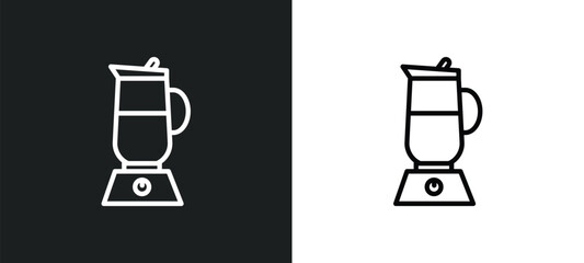 pertor icon isolated in white and black colors. pertor outline vector icon from electronic devices collection for web, mobile apps and ui.