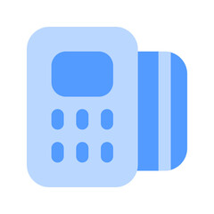 pos terminal duotone icon