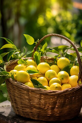 lemons in a basket