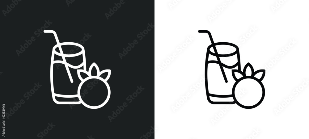 Poster tomato juice icon isolated in white and black colors. tomato juice outline vector icon from drinks c