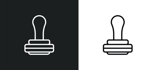 pisco sour icon isolated in white and black colors. pisco sour outline vector icon from drinks collection for web, mobile apps and ui.