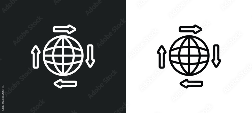Poster distribution icon isolated in white and black colors. distribution outline vector icon from delivery