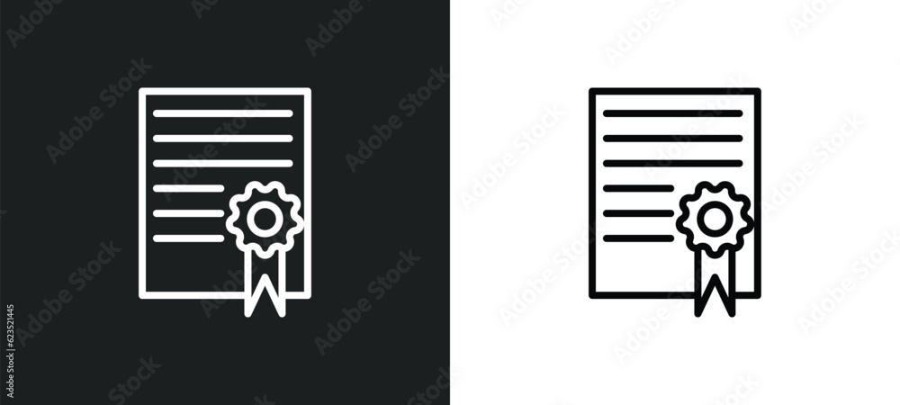 Poster charter icon isolated in white and black colors. charter outline vector icon from delivery and logis