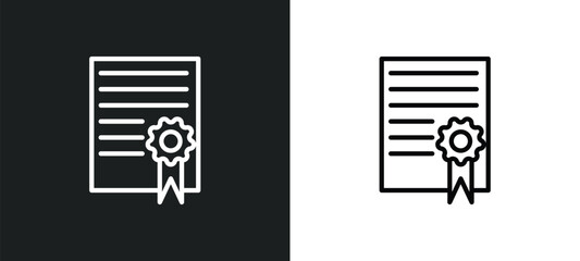 charter icon isolated in white and black colors. charter outline vector icon from delivery and logistic collection for web, mobile apps and ui.