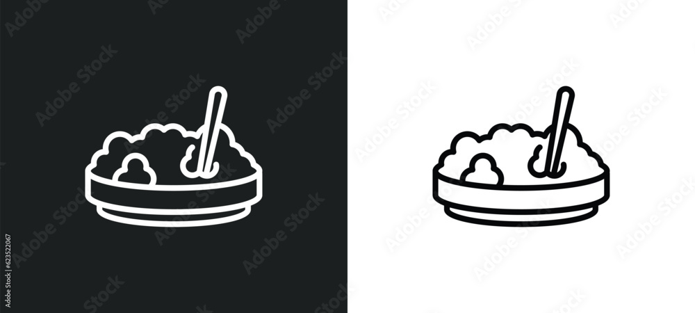 Poster corn with pine icon isolated in white and black colors. corn with pine outline vector icon from cult