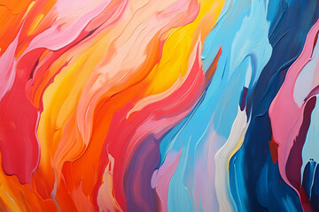 Painted abstract background with Acrylic Painting in Pattern.