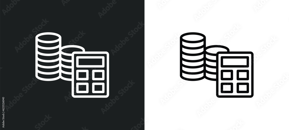 Poster spending icon isolated in white and black colors. spending outline vector icon from business and fin