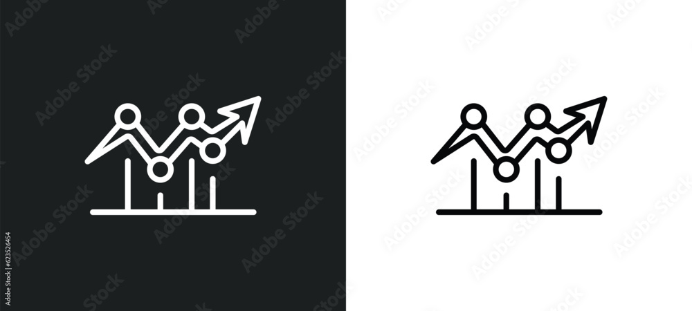 Poster dot icon isolated in white and black colors. dot outline vector icon from business and analytics col