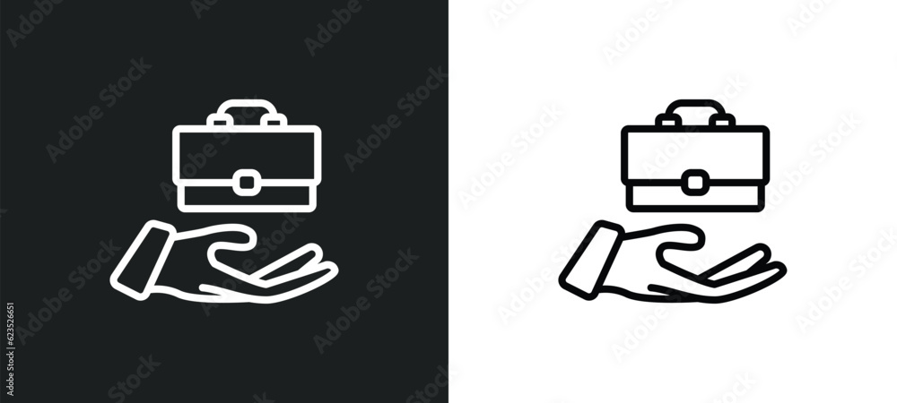 Poster value pointer icon isolated in white and black colors. value pointer outline vector icon from busine