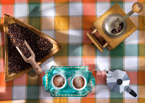 still life with coffee cup