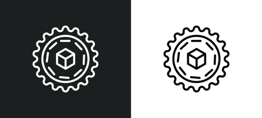 proof of work icon isolated in white and black colors. proof of work outline vector icon from business collection for web, mobile apps and ui.