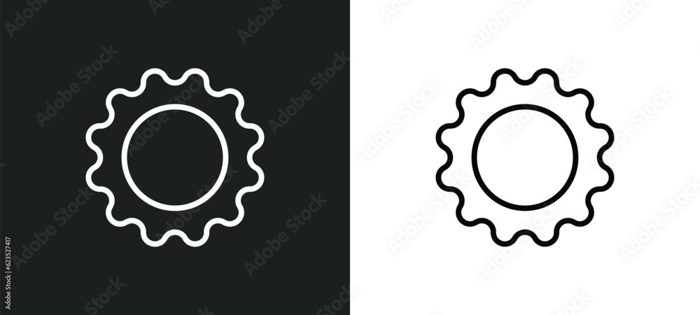Poster tool button icon isolated in white and black colors. tool button outline vector icon from business c