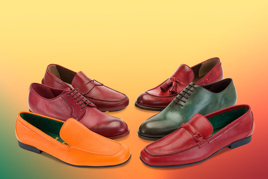 leather shoes;