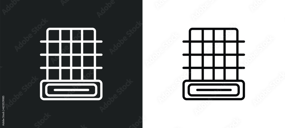 Poster difference engine icon isolated in white and black colors. difference engine outline vector icon fro