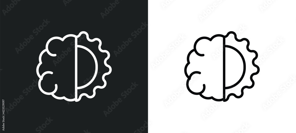 Poster deformity icon isolated in white and black colors. deformity outline vector icon from artificial int