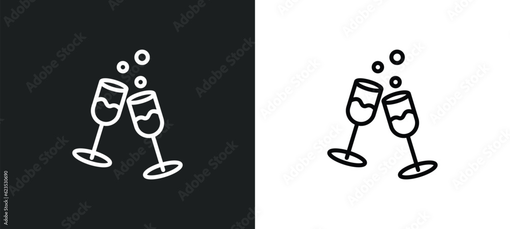 Aufkleber hang out icon isolated in white and black colors. hang out outline vector icon from activity and hob