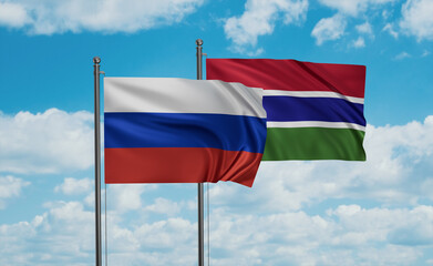 Fototapeta na wymiar Gambia flag