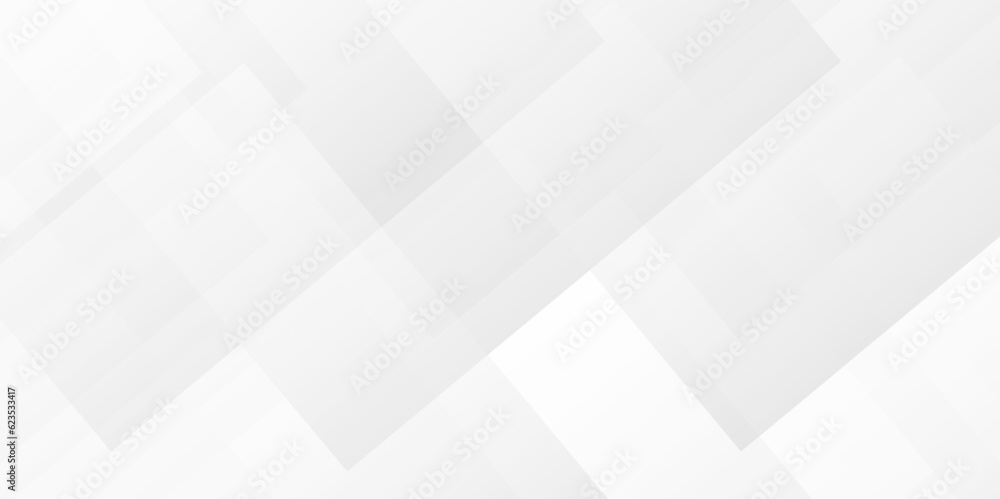 Wall mural gray and white geometric shape seamless architecture geometry tech abstract subtle background vector
