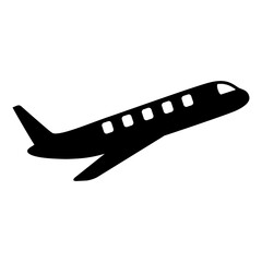 airplane icon vector logo template