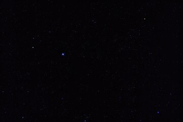 Fototapeta premium The background of the galaxy in space. The celestial expanse adorned with numerous stars. The nocturnal celestial expanse is adorned with a multitude of luminous stellar bodies.