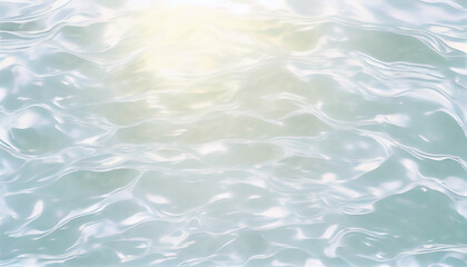 Water texture with blurred ripples over a white backdrop. Mockup for a backdrop for a product, spa, or trip. Background wallpaper with a marble water surface Ai generated image