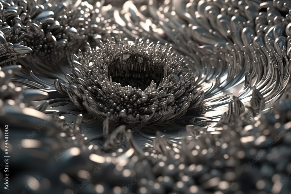 Aufkleber network technology background futuristic abstract silver figures background. low poly wire made with