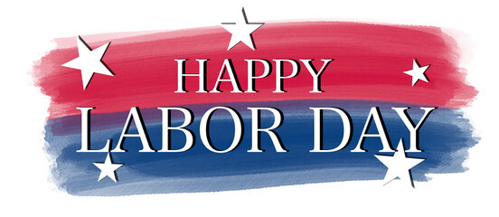 Happy Labor Day Illustration clip art - obrazy, fototapety, plakaty