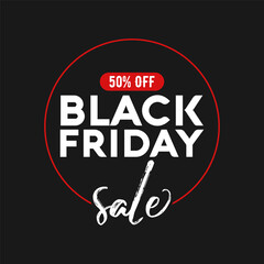 Fototapeta premium Black friday sale with texture background