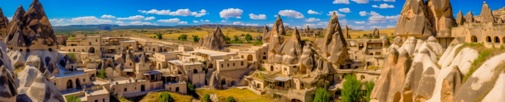 Cappadocia landscape, Turkey - Generative AI