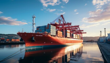 container cargo freight ship