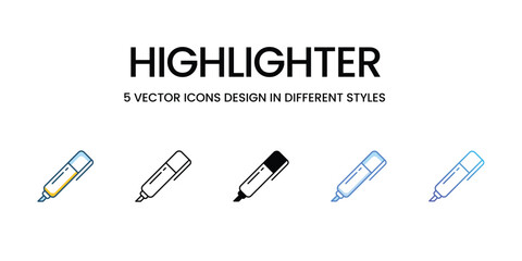 Report Icon Design in Five style with Editable Stroke. Line, Solid, Flat Line, Duo Tone Color, and Color Gradient Line. Suitable for Web Page, Mobile App, UI, UX and GUI design.