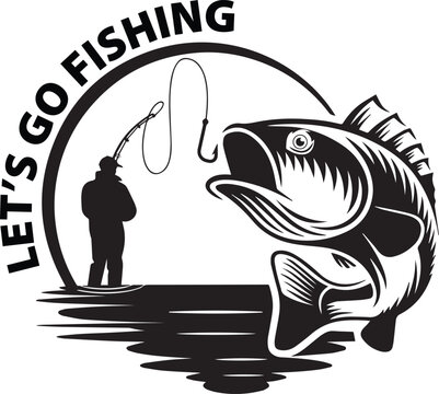 Fishing Logo Images – Browse 1,286 Stock Photos, Vectors, and Video