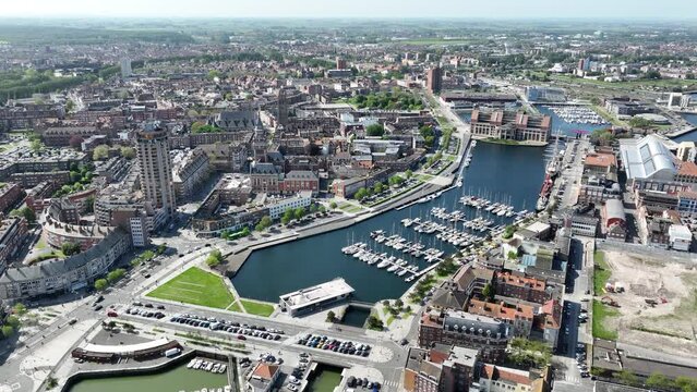 Dunkirk, France, city center, Centre and main landmarks.