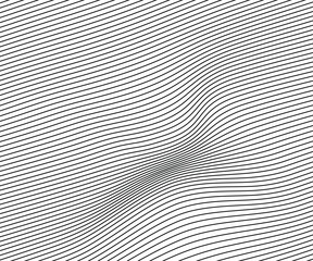 Abstract distorted wave lines background 
