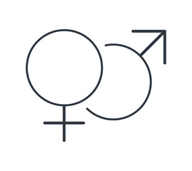 Male and Female Symbol.
