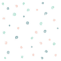 The colorful pattern 