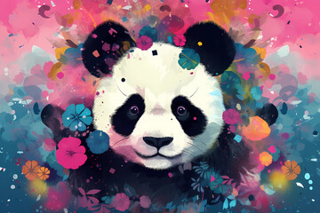 flower panda