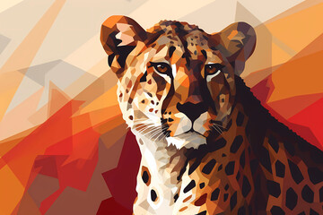 cheetah in the sahara