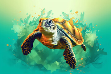 green sea turtle
