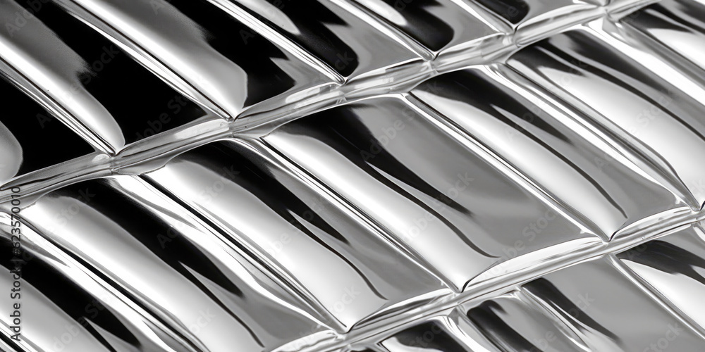 Poster detail of a metal object - generative ai