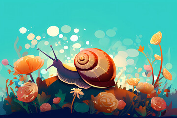 snail on a journey