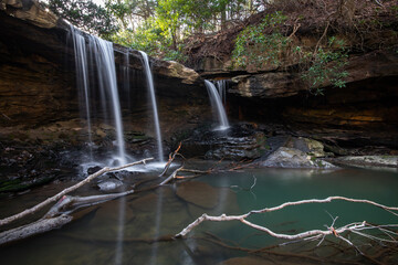 Obraz premium waterfall in the forest