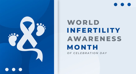 World Infertility Awareness Month Vector Design Illustration for Background, Poster, Banner, Advertising, Greeting Card