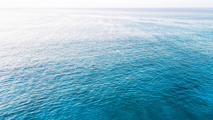 Obraz premium Aerial ocean and coastal beach view in Cabo 