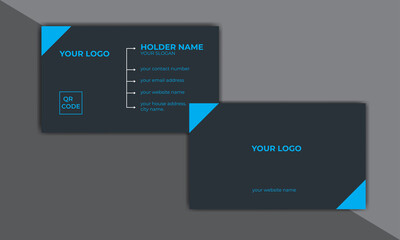 Modern and simple Business card design.