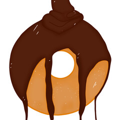 Chocolate donuts 