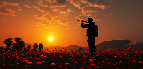 Remembering their service: Remembrance Day banner wallpaper