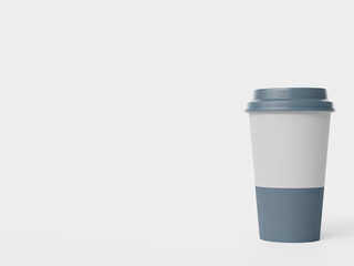 single coffee cup standing