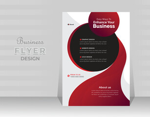 Corporate business flyer template design,marketing, business proposal, promotion, advertise, publication, cover page. new & modern digital marketing flyer 
